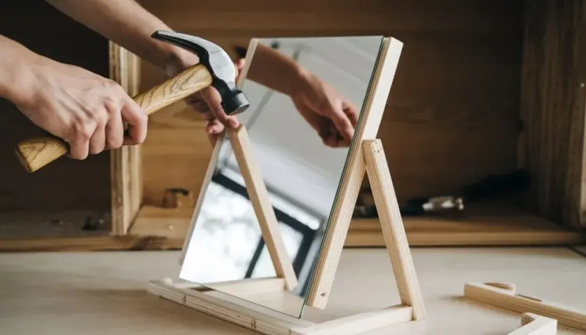 Jak zrobić stojak na lustro DIY? Oszczędź i stwórz idealny!