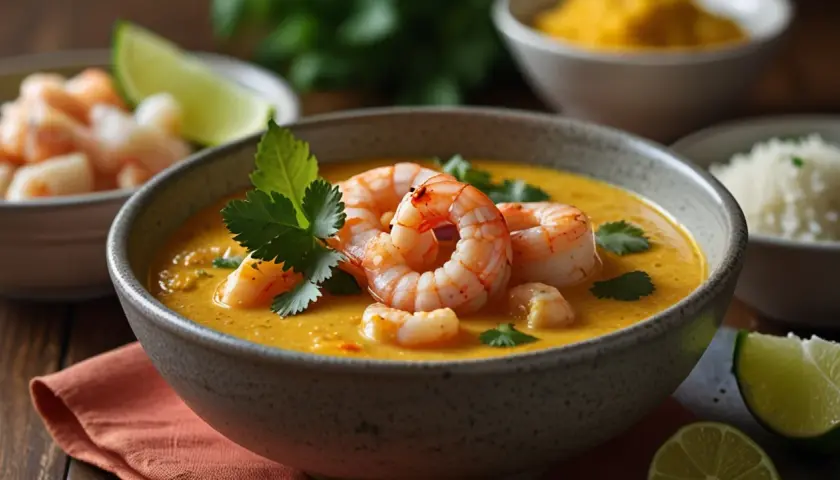 Krewetki z curry i mlekiem kokosowym: Wyjątkowe, aromatyczne danie
