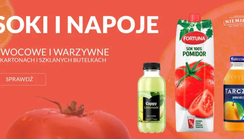 Hurtownia napoi online - najlepsze oferty na zakupy hurtowe w sieci