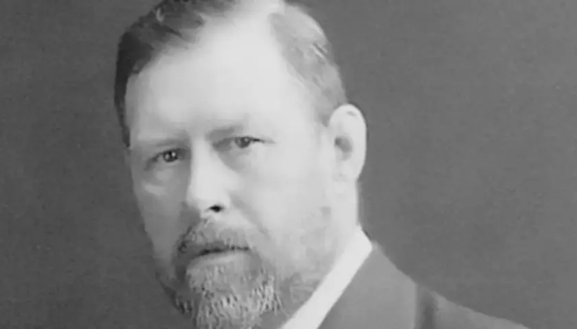 Portret mężczyzny z brodą, autora słynnych **bram stoker książki**.