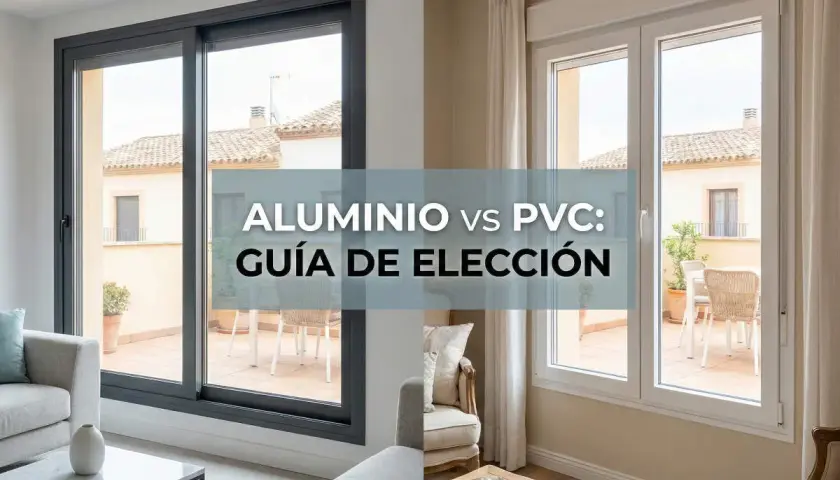 Comparativa de ventanas de aluminio y PVC. Descubre cuáles son las mejores ventanas para tu hogar.
