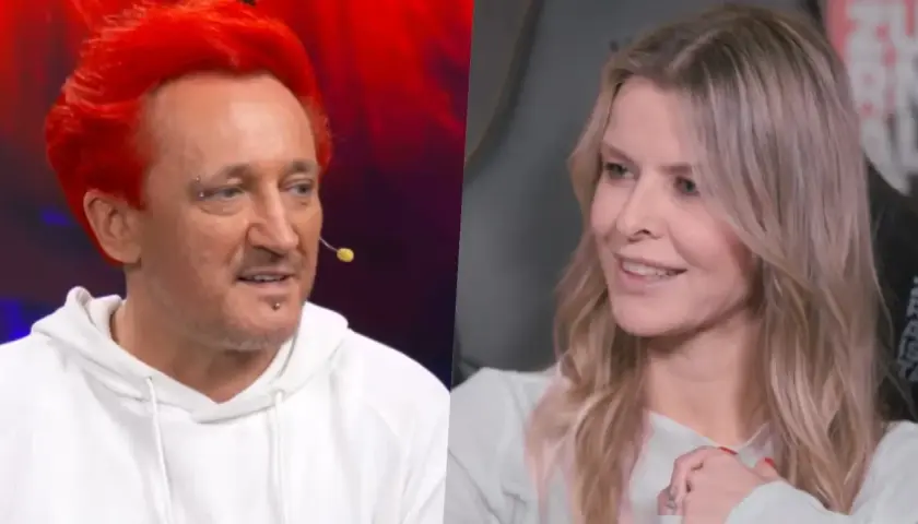 Tomasz Wygoda z żoną i dziećmi, uśmiechnięci i szczęśliwi.