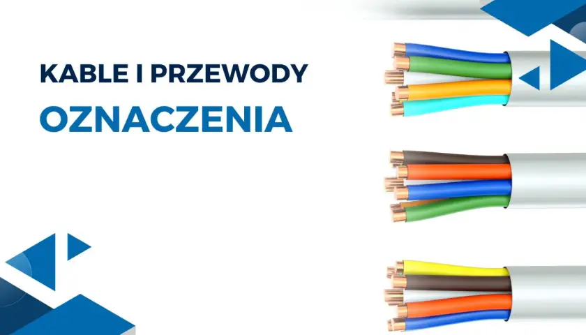 Kolorowe żyły kabli elektrycznych, od niebieskich po żółte, pokazują różne oznaczenia.