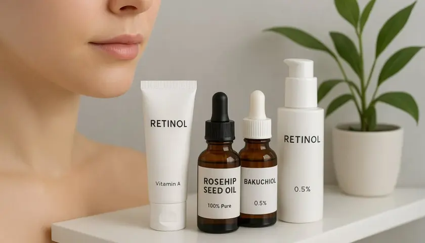 Hudvård med retinol, även för dig som är gravid. Flera produkter med retinol och andra aktiva ingredienser.