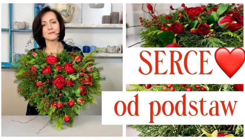 Jak zrobić stroik serce na cmentarz - piękna dekoracja na grób