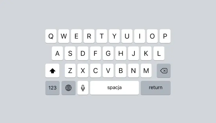 Klawiatura iPhone'a z literami QWERTY. Dowiedz się, jak zmienić wygląd klawiatury w iPhone, aby dopasować ją do swoich potrzeb.
