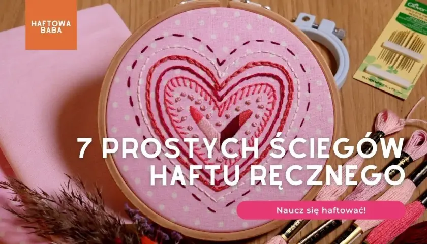Haft serca na bluzce: prosty poradnik krok po kroku