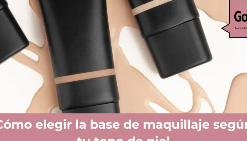 Tubos de base de maquillaje derramada, mostrando cómo elegir la base de maquillaje según tu tono de piel.