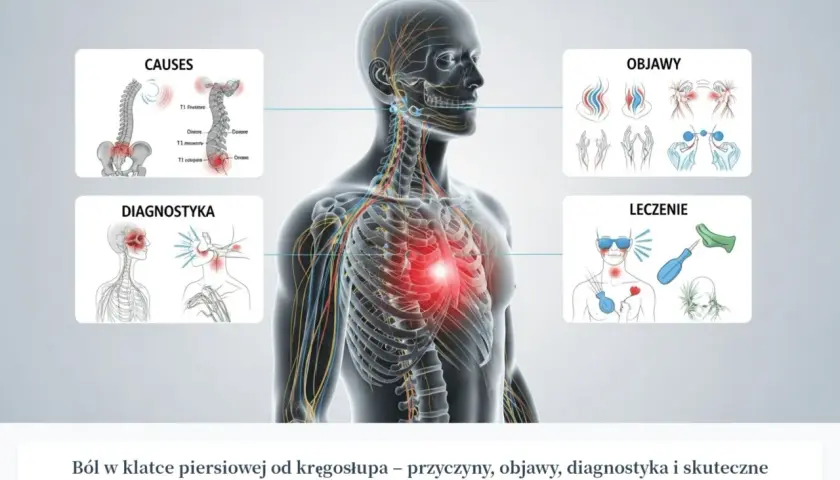 Anatomia bólu w klatce piersiowej: przyczyny, objawy neurologiczne, diagnostyka i leczenie.