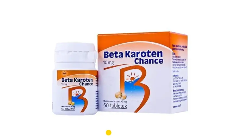 Beta Karoten Chance 10 mg na co? Suplement diety w tabletkach, wspiera zdrowie skóry i oczu. Opakowanie zawiera 50 sztuk.