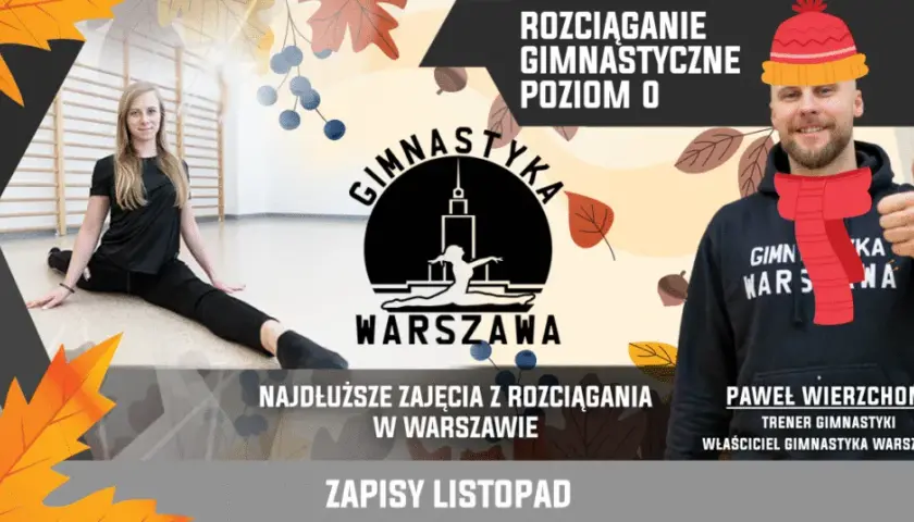 Zajęcia z gimnastyki dla dorosłych w Warszawie - popraw swoją kondycję