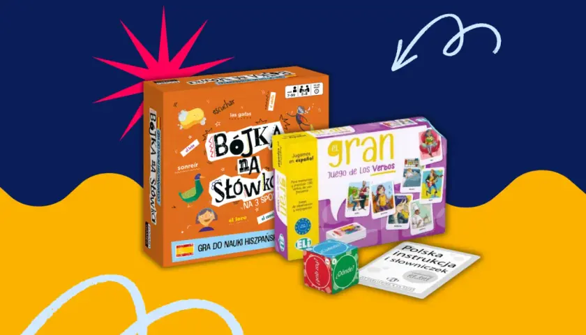 Gry planszowe "Bojka na słówka" i "El gran juego de los verbos" to świetny pomysł na prezent co dla 13 latka pod choinkę.
