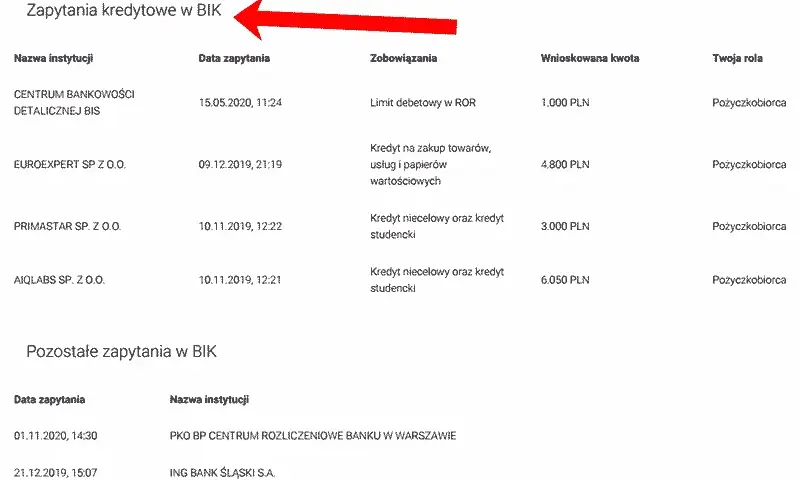 Jak usunąć zapytania w BIK i poprawić swoją zdolność kredytową