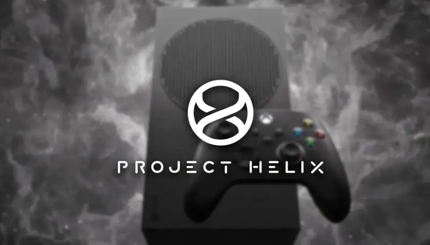 Nowy Xbox Series X z kontrolerem i logo "Project Helix".