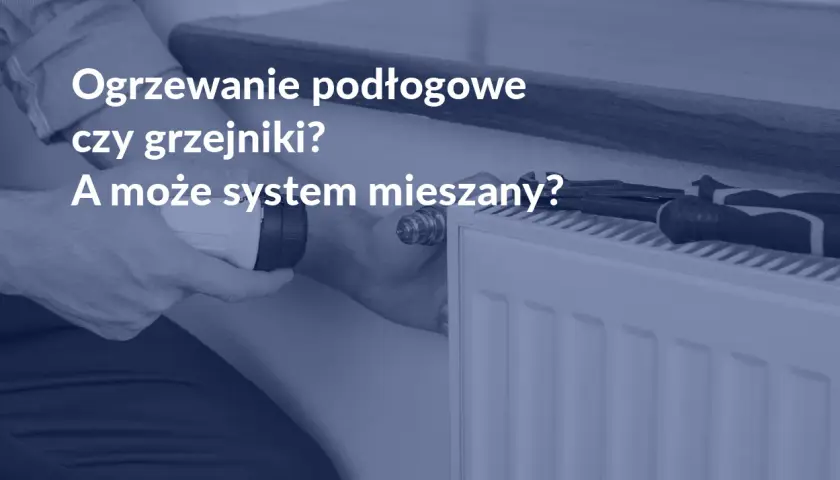 Instalacja CO: ogrzewanie podłogowe, grzejniki czy system mieszany? Fachowiec reguluje termostat grzejnika.