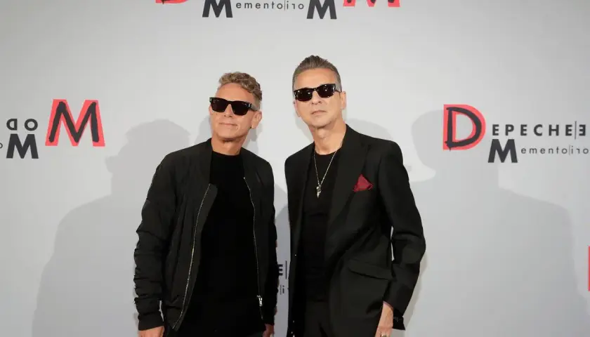 Dave Gahan i Martin Gore z Depeche Mode, gotowi na koncert w Polsce.