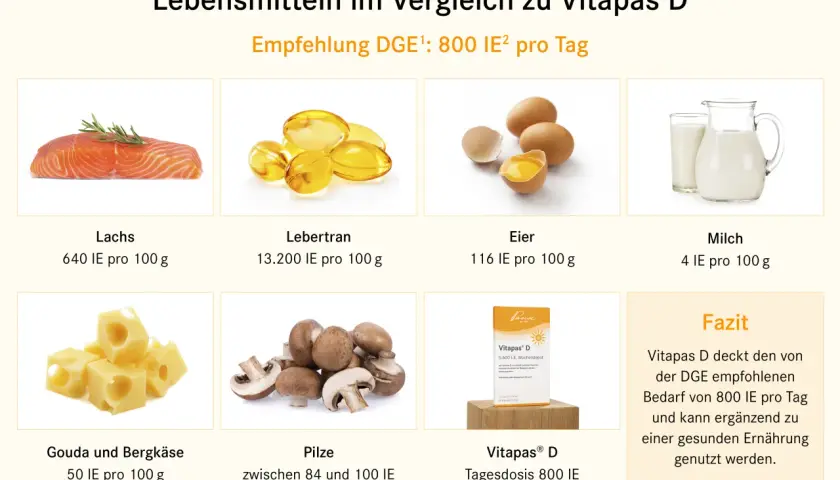 Die besten Lebensmittel für einen hohen Vitamin D Gehalt im Alltag