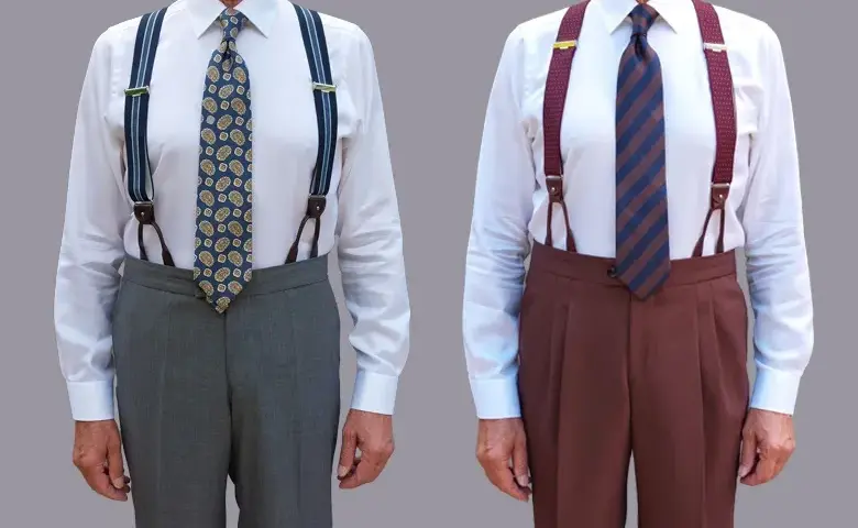 Spodnie garniturowe z wysokim stanem męskie - Elegancja w każdej sytuacji!