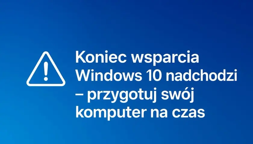 Uwaga! Koniec wsparcia dla Windows 10 nadchodzi. Przygotuj swój komputer na czas, aby uniknąć problemów.