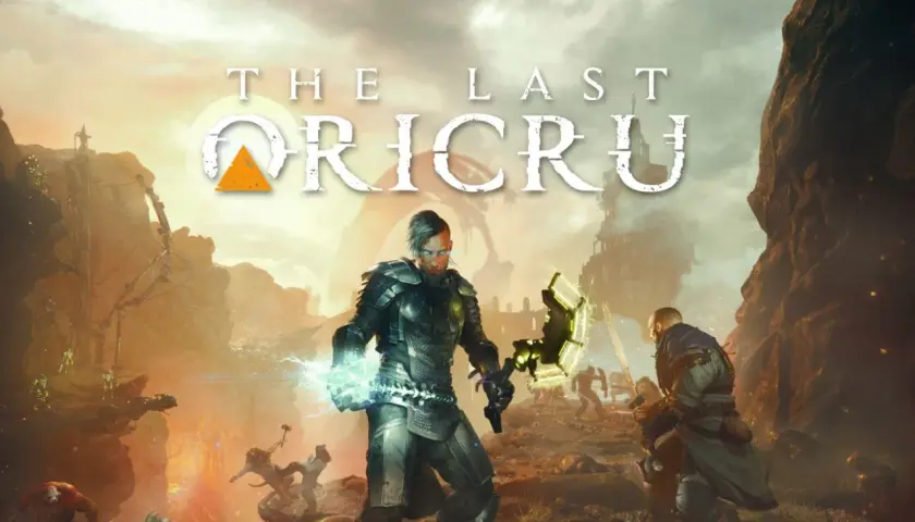 Zbrojny wojownik z mocą w dłoniach walczy z potworami w świecie gry The Last Oricru.