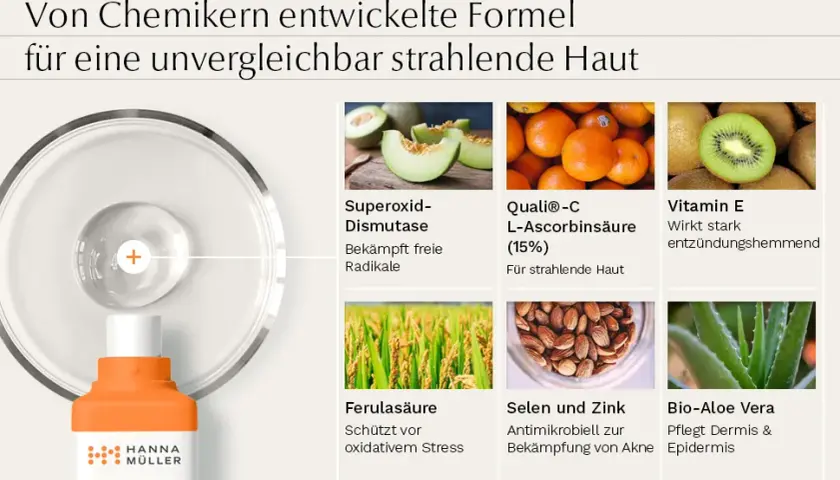 Vitamin C für das Gesicht: Anti-Aging und strahlende Haut ohne Mühe