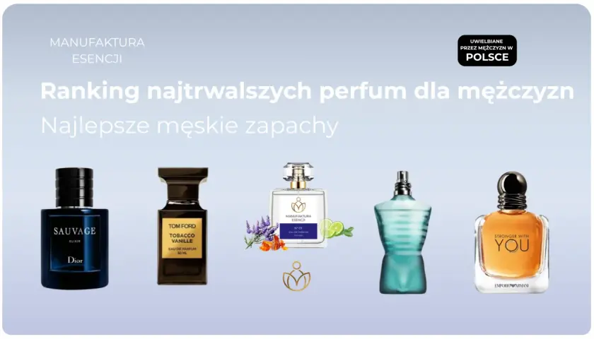Ranking najtrwalszych perfum męskich: Dior Sauvage Elixir, Tom Ford Tobacco Vanille i inne uwielbiane zapachy.