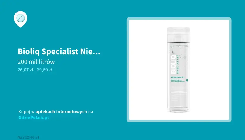 Bioliq specialist niedoskonałości płyn micelarny – skuteczna pielęgnacja skóry
