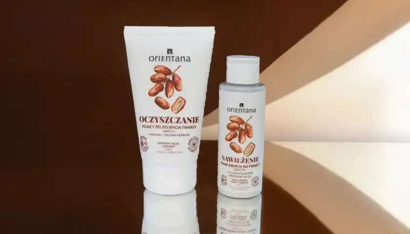 Orientana: żel do mycia twarzy i tonik-esencja z daktylem. Dowiedz się, co to glukonolakton i jak działa na skórę.