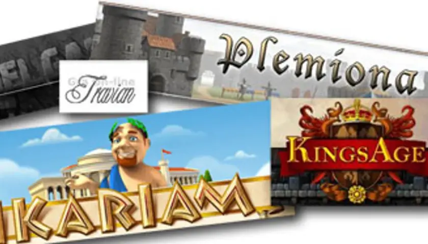 Gry online takie jak Plemiona, Travian, Ikariam i KingsAge.