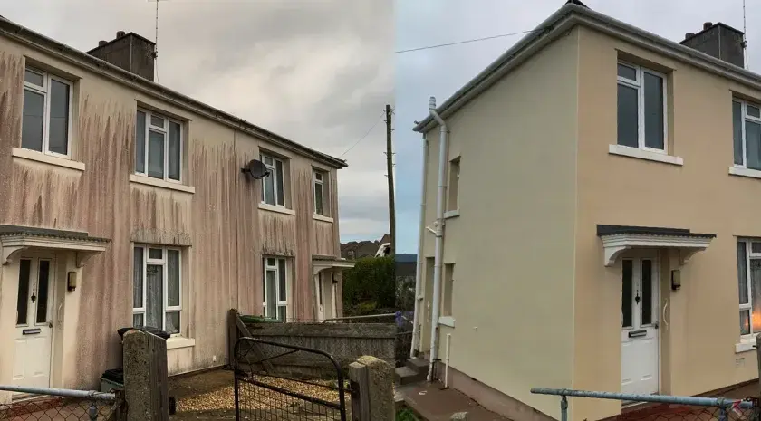 Zacieki na elewacji pod parapetem: Skuteczne metody usuwania