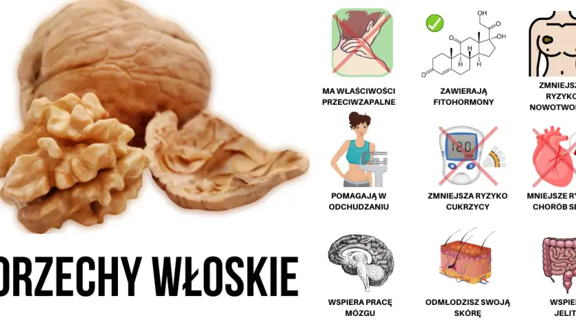 Orzechy włoskie są zdrowsze niż myślisz: 7 kluczowych korzyści dla zdrowia