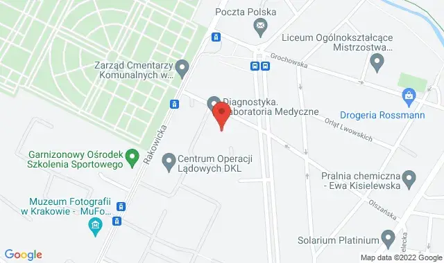 Wszystkie placówki medyczne Olszańska 5 Kraków - przegląd specjalistów