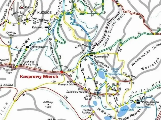 Ile km ma szlak na Kasprowy Wierch? Sprawdź najpopularniejsze trasy