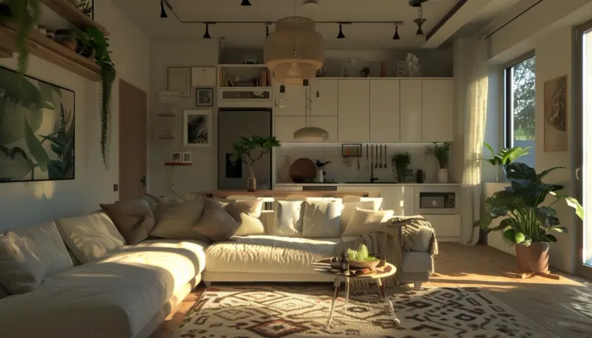 Projekt domu 80 m2 z 3 pokojami na Muratora: Moje miejsce - budowa w dwóch etapach