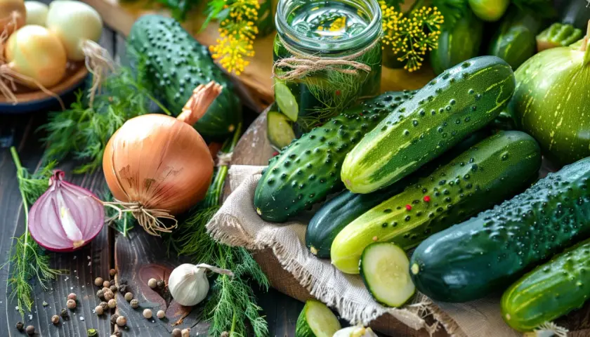 Szwedzka sałatka z cukinii i ogórków na zimę - przepis krok po kroku