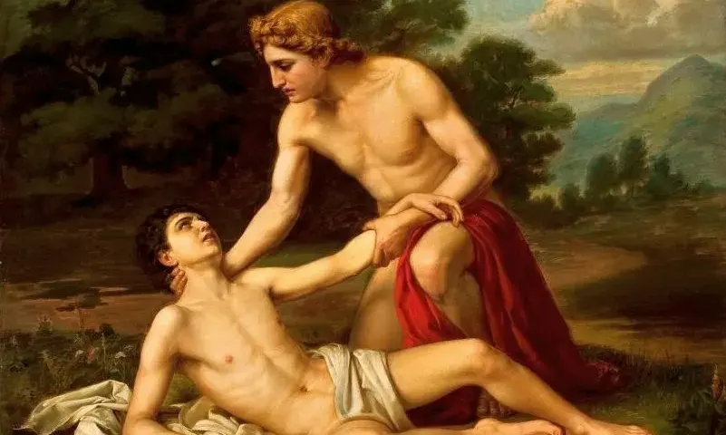 Mit o Hiacyncie - tragiczna historia miłości Apolla i Zefira w mitologii