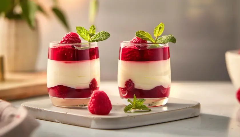 Pannacotta z galaretką: Pyszny i efektowny deser