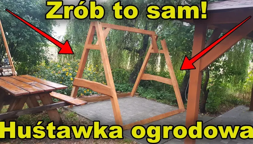 Jak zrobić drewnianą huśtawkę ogrodową: wymiary i konstrukcja krok po kroku