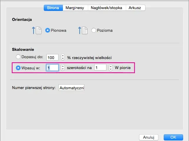Jak wydrukować cały arkusz Excel i uniknąć problemów z formatowaniem