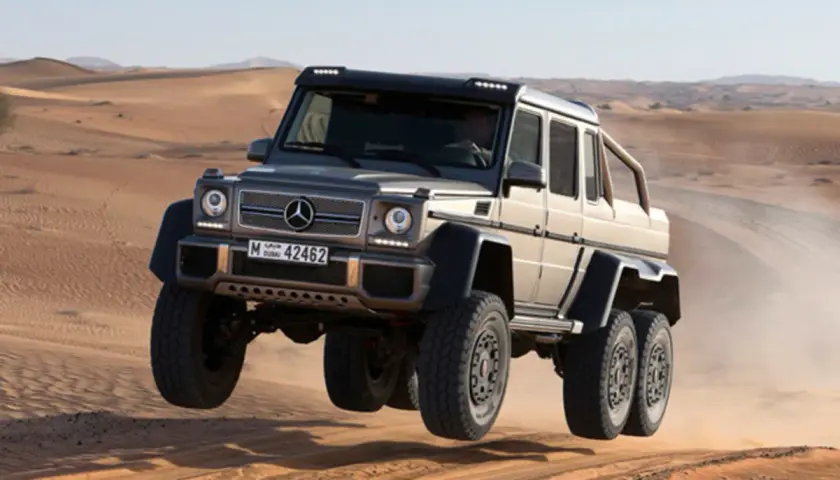 Mercedes G Klasa 6x6: Właściwości, osiągi i luksus na każdym terenie