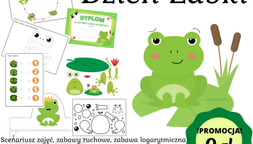 Kompletny scenariusz zajęć na dzień żaby - pomysły i zabawy dla przedszkola