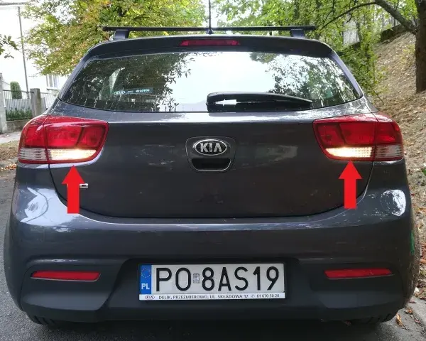 Światła cofania Kia Rio: funkcje, lokalizacja i obsługa