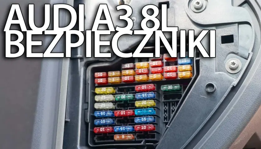 Gdzie są bezpieczniki Audi A3 8P? Oto miejsca, które musisz znać