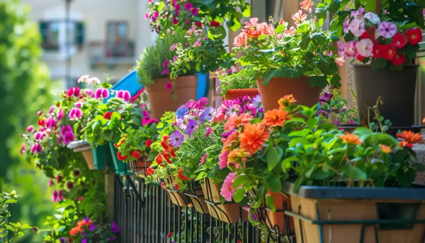Duże kwiaty na balkon - jak stworzyć ogród na tarasie?