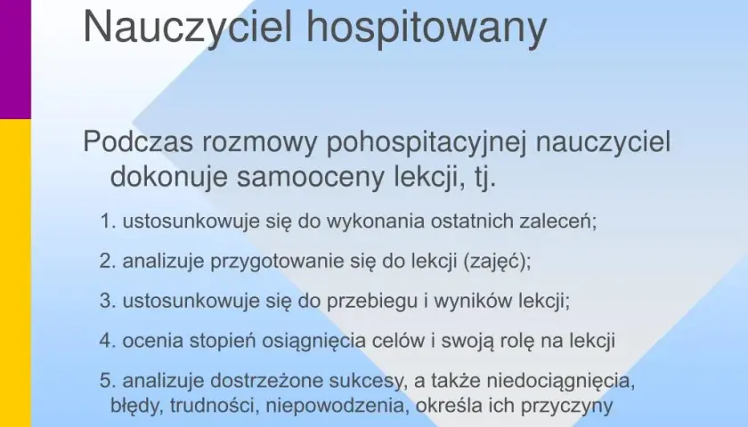 Hospitacja nauczyciela wspomagającego - jak przebiega i co musisz wiedzieć