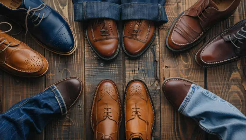 Kombinacje butów do marynarki i jeansów - pomysły na elegancki look.