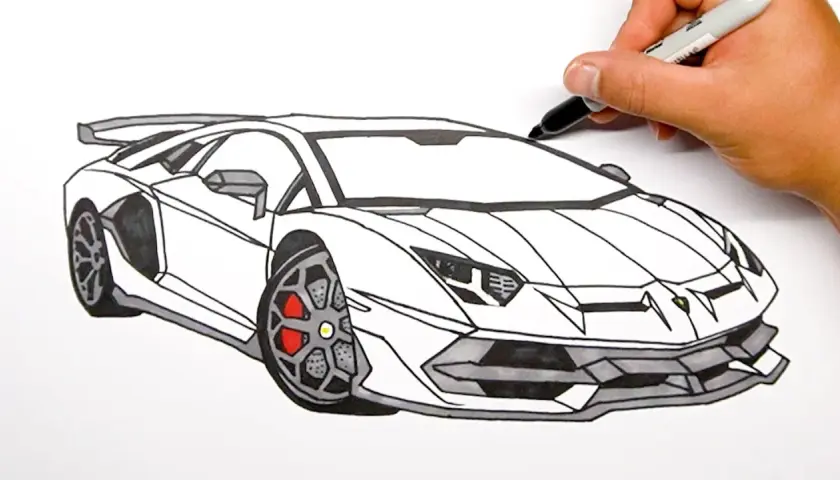 Jak narysować Lamborghini - proste kroki do perfekcyjnego rysunku