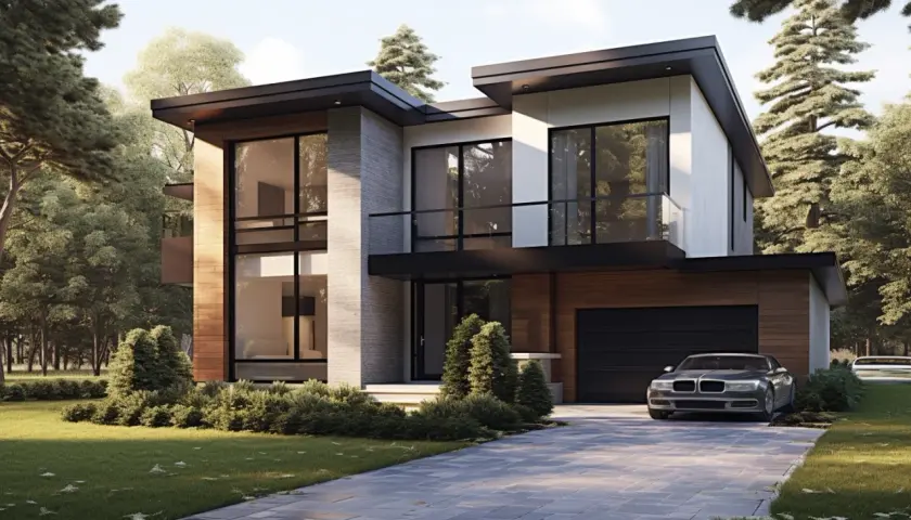Projekt domu 160m² 5 pokoi nieszablonowy katalog Muratora