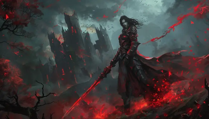 Knight Red - mroczna i tajemnicza gra o czerwonym rycerzu