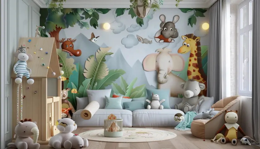 Dekoracje ścienne pokoju dziecka: 6 inspirujących pomysłów